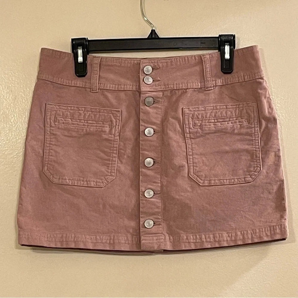 WE THE FREE NWOT Joanie Cord Skirt in Pink Rose - Picture 6 of 10